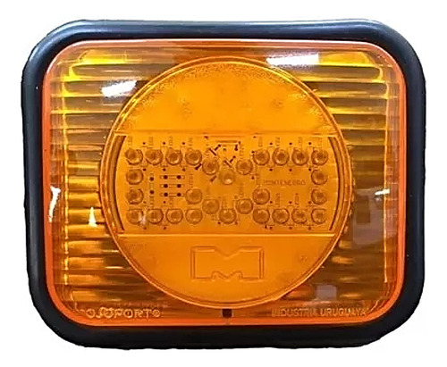 Faro Trasero Montenegro 28 Led ( Acrílico Bajo) Ambar 