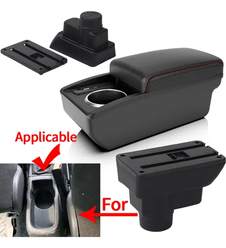 Caja De Reposabrazos Para Opel Corsa D Con Portavasos Y Dobl