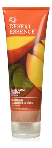 Desert Essence Champú Island Mango De 8 Onzas  Limpiado.