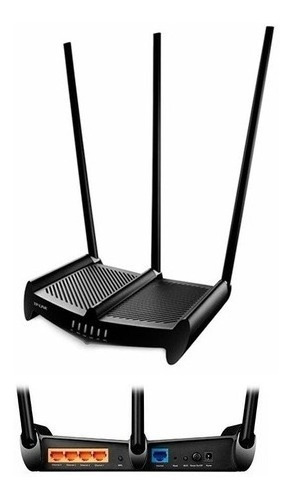 Router Wifi Tp Link Tl-wr 941hp Rompe Muros 3 Antenas 9dbi