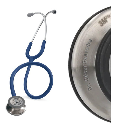 Fonendo Littmann Classic Iii Azul Marino 5622 +grabado Láser