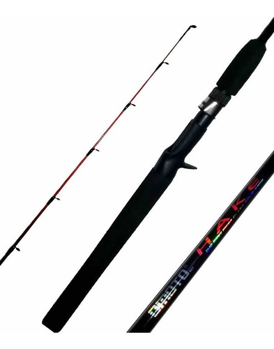 Caña Omoto Maciza Hake Ideal Kayak 1,70mts 1 Tramo Irrompibl