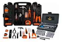 Comprar Kit Jogo De Ferramentas Multiuso Completo Com Maleta 129 Peças The Black Tools Aço Crv Catraca Soquetes Chave Allen