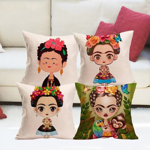 Cojines Frida Kahlo 45x45 $9.990.-