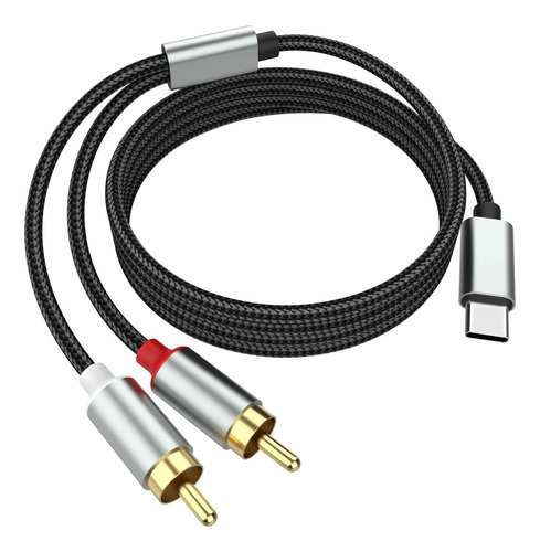 Cable De Audio Rca Usb C A 2 Rca, Type C A Dual Rca Stereo