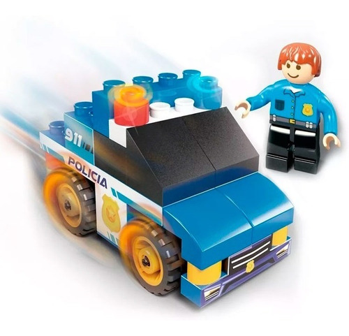 Rasti Doy Pack Policía 43 Piezas 01-1083