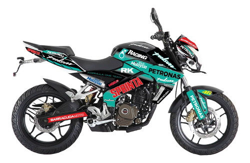 Kit De Graficos Pulsar 200 Ns Racing Listo Para Instalar Pet