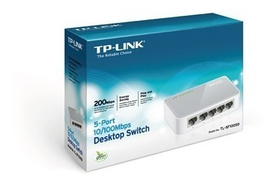 Switch De Escritorio 5 Puertos Tp Link 10/100 Tl-sf1005d