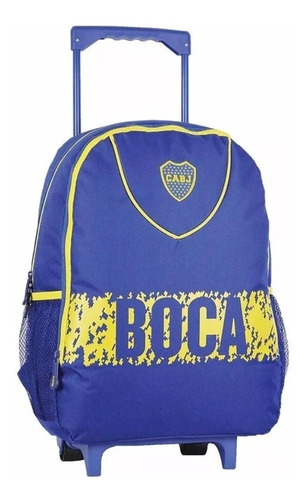 Mochila Boca Juniors Carrito Colegio Original Lic Oficial