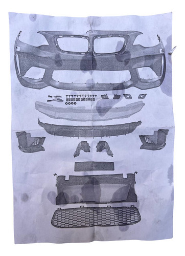 Para-choque Dianteiro Para Bmw F22/f23 13-17 Modelo M2