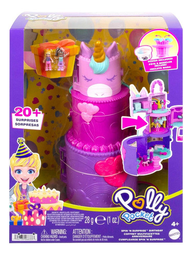 Polly Pocket - Mundo De Sorpresas Pastel De Cumpleaños