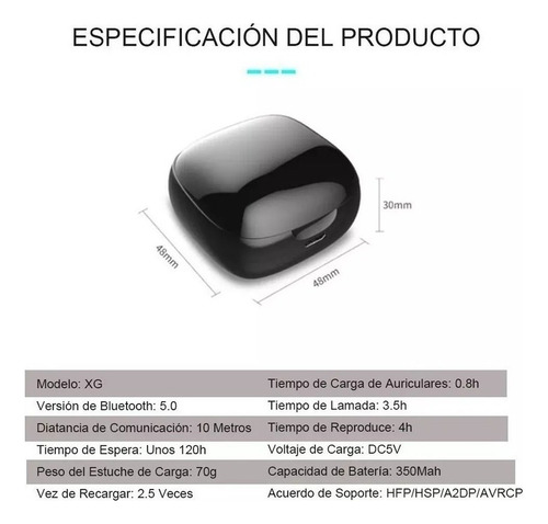 Audífonos Inalámbricos Con Bluetooth Botones Físicos