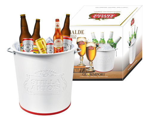 Balde De Gelo P/ Cerveja Da Stella Artois De 5l Grande Balde Stella 5l