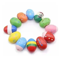 Comprar 15 Piezas De Percusion De Madera Huevo Musical Maracas