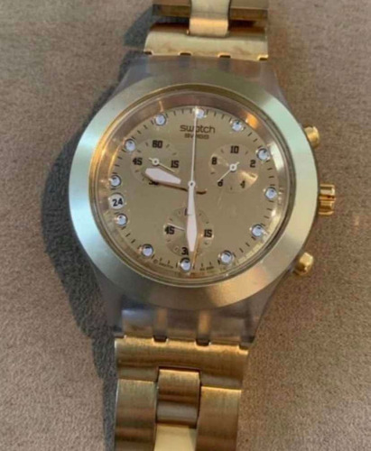 Relógio Swatch Dourado
