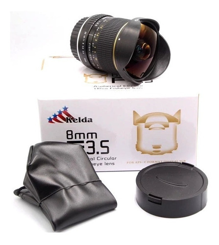 Gran Angular 8mm F3.5 Para Nikon D3000 D3100 D3200 D3500 Etc