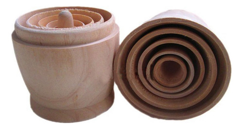 Hanidación Rusa En Blanco De Madera De Matrioska Sin Pintar