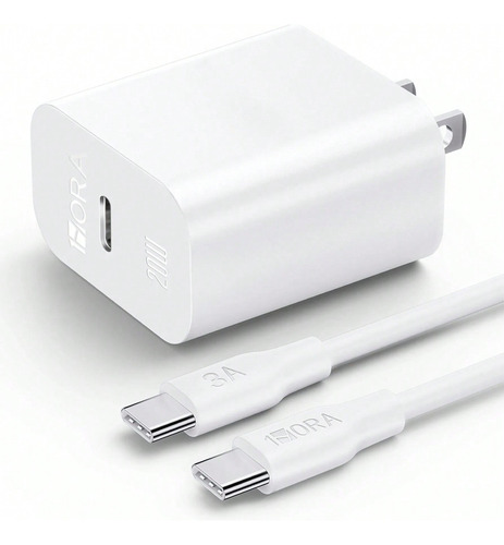 Turbo Cargador Tipo C A C Con Cable 20w