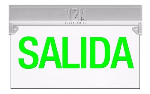Imagen 1 de 10 de Cartel Led Salida 35x20 Bateria Recargable 220v Cuotas
