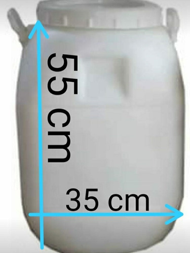 Tachos Plásticos Cuñete De 60 Kg 50 Litros Vacios