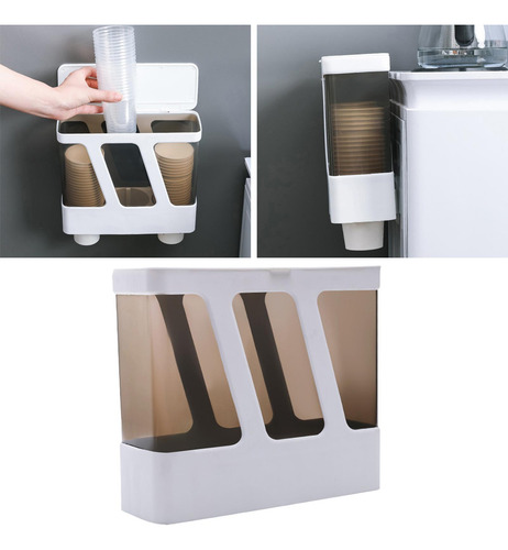 Organizador De Tazas De Café Con Tapa, Contenedor,