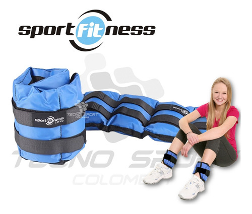 Imagen 4 de 8 de Pesas Tobilleras Muñecas Brazo Pierna 10lb Sport Fitness Gym