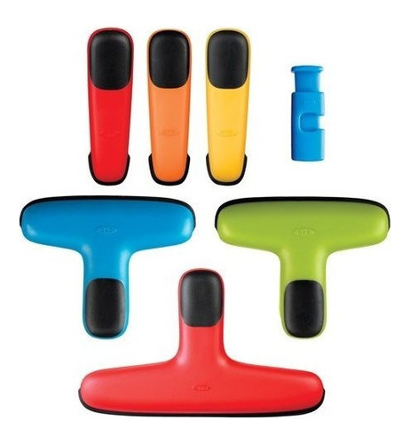 Oxo Chip Bag Clip Set Colores Surtidos