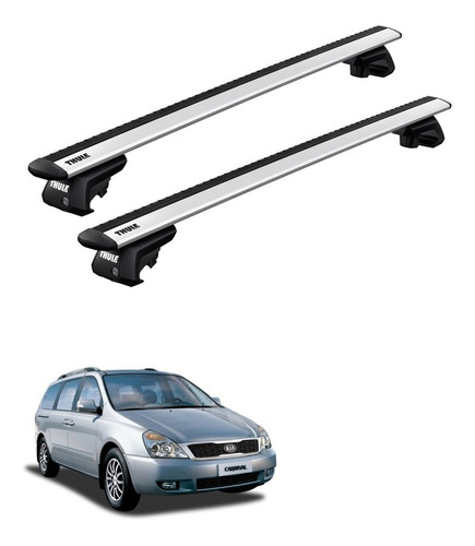 Rack Bagageiro Thule Evo Kia Carnival Mpv 1998 Á 2001