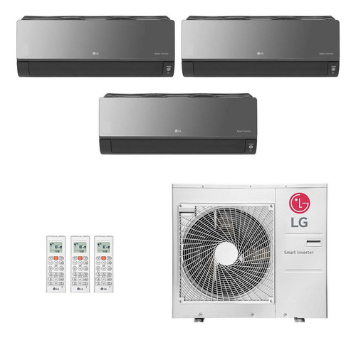 LG 3 Ambientes Inverter  Frío/calor 30000 Btu 220v