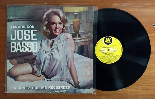 Jose Basso Tangos Cada Vez Que Me Recuerdes Disco Lp Vinilo