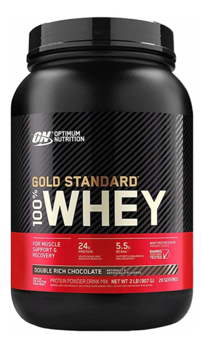 Proteina On Gold Standard 100% Whey 2 Lbs Todos Sabores!