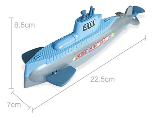 Juguetes Acuáticos Bath Toy Kids Clockwork Submarine Para Ni