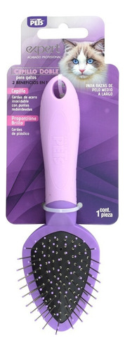 Cepillo Doble Para Gato Resistente Expert Fancy Pets