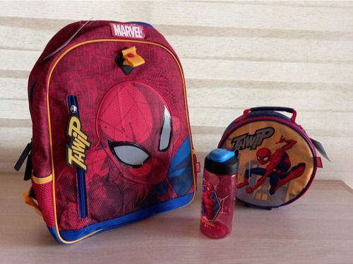 Morral Escolar Spiderman De 3 Piezas Disney Store