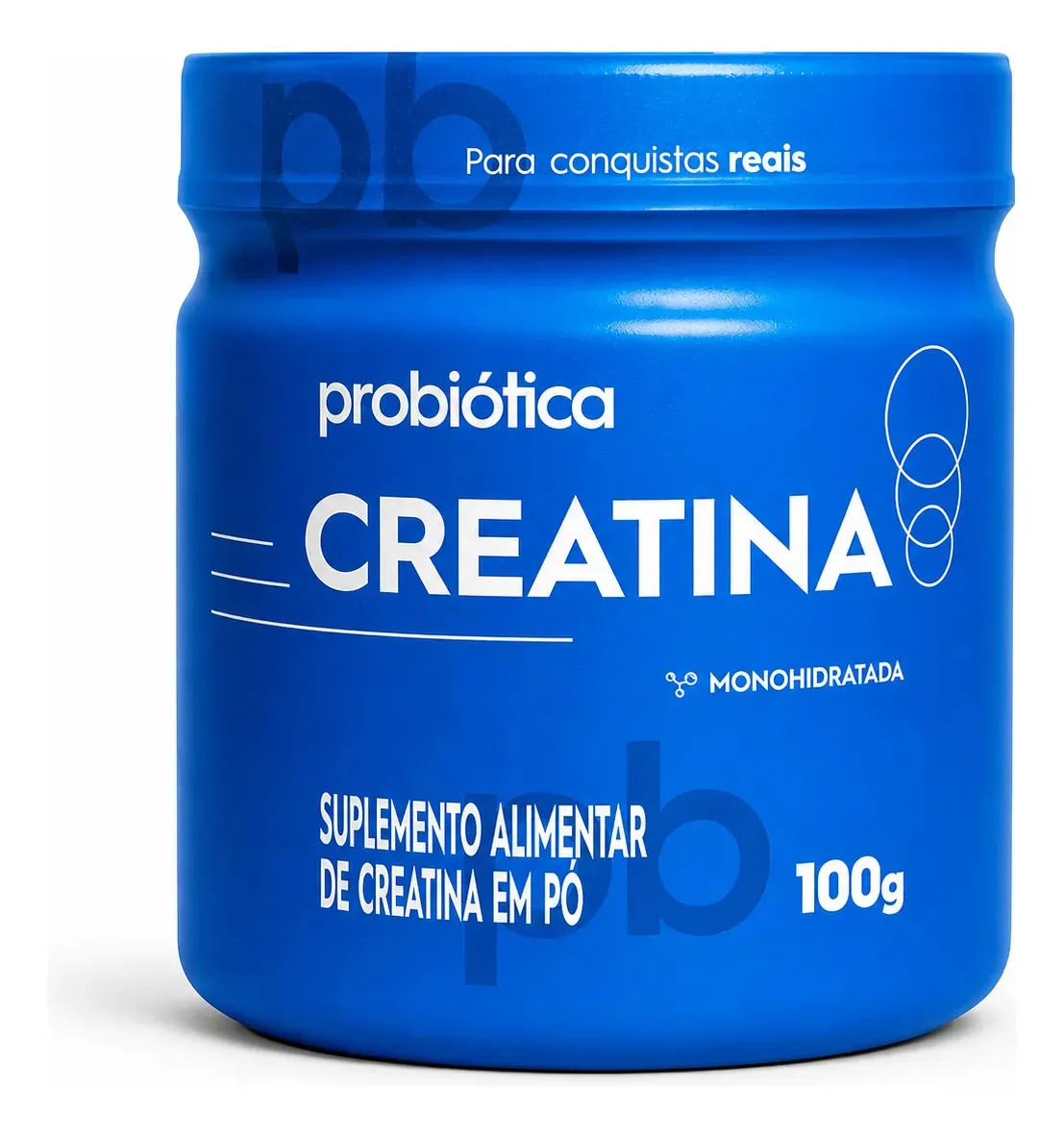Embalagem do Creatina Probiotica 100g Monohidratada Sem Sabor