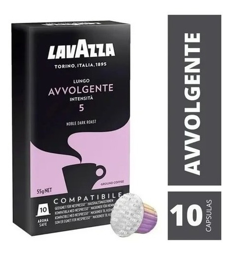 Café Avvolgente En Cápsula Lavazza 10 u - Casa Otamendi