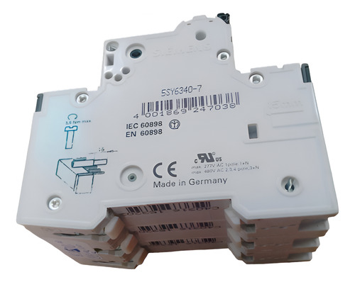 Siemens 5sy6340-7 Interruptor Termomagnetico