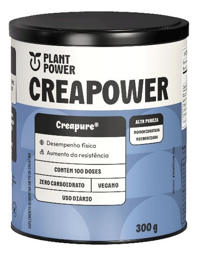 Creatina Creapower Creapure® 300g - Plant Power Sabor Neutro