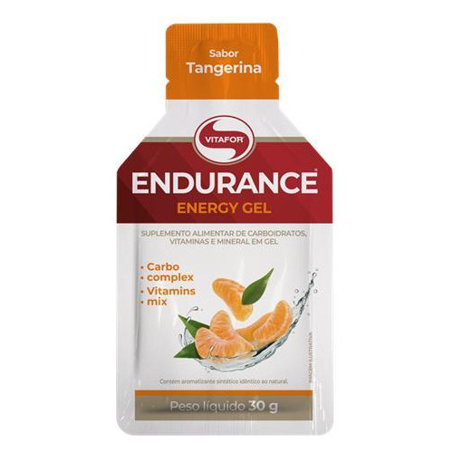 Kit 2x: Endurance Energy Carbo Em Gel Tangerina Vitafor 30g