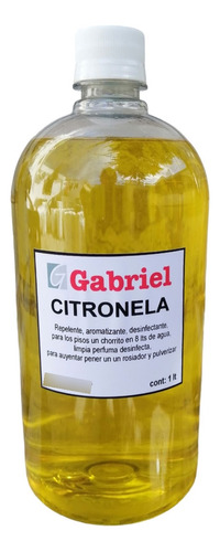 Citronela Liquida Repelente Aromatizante Desinfectante 1 Lt