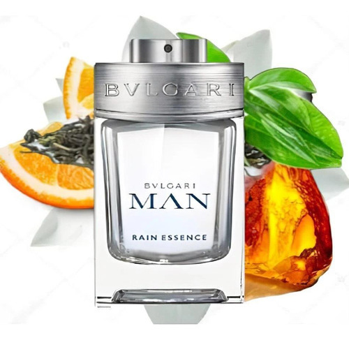 Eau De Parfum Man Rain Essence De Bvlgari Para Hombre, 100 M