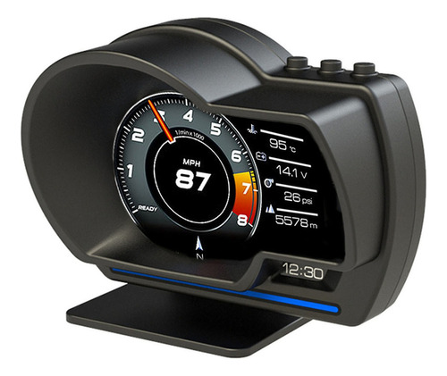 Pantalla Hud Para Coche, Obd ¿+gps Smart Gauge De Alta Defin