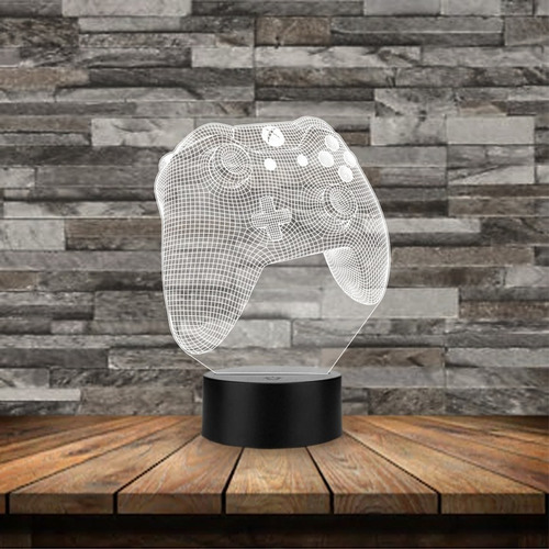 Lámpara Led De Control De Xbox Gamer Art12679 Estructura Negra