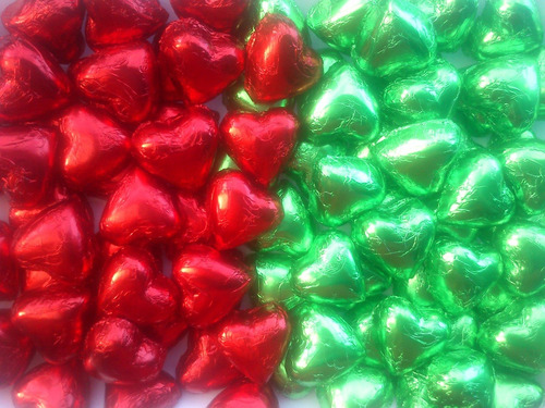 75 Bombones Chocolate Corazon Rellenos Envueltos Souvenir