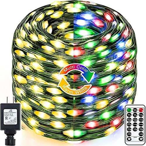 Ollny Christmas Lights 800led 330ft Super Long Multicolor & 