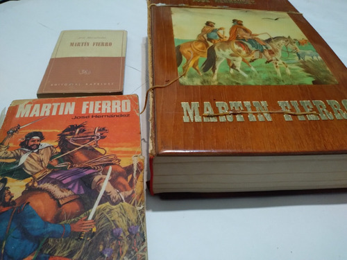Libros Lote Exclusivo Martín Fierro X 3!