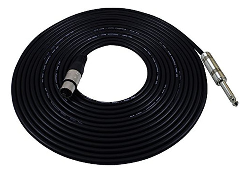 Gls Audio Cable De Cable De 25 Pies Xlr Hembra A 14 Ts Cable