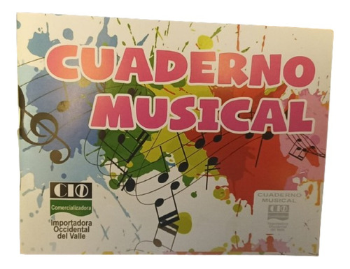 Cuaderno Musical Pentagramado 20 Hojas 