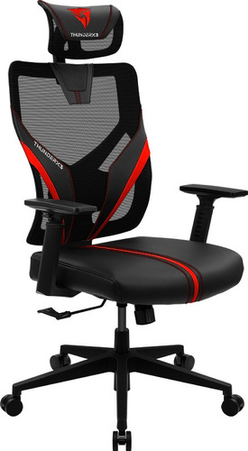 Silla Gamer Thunder X3 Ergonomica Yama 1 Negra/roja