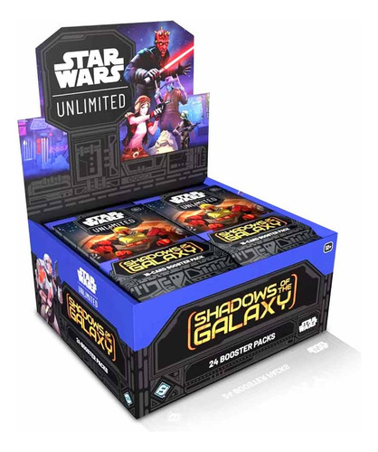 Cartas Star Wars Shadows Of The Galaxy Box 24 Boosters en inglés S/n